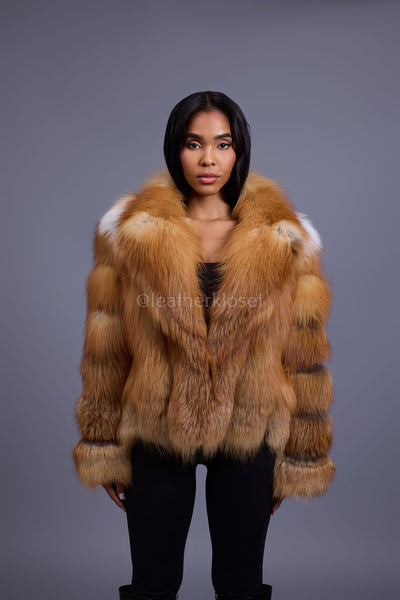 Women's Marcy Fox Jacket [Red Fox] – LeatherKloset