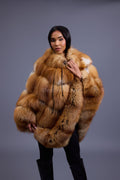 Women's Fox Fur Poncho