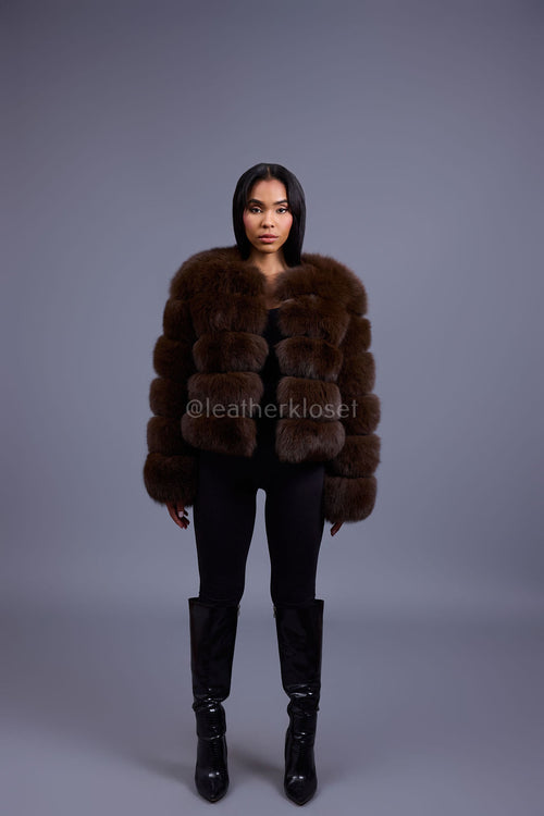 Women's Sandy Fox Jacket [Chocolate]