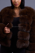 Women's Sandy Fox Jacket [Chocolate]