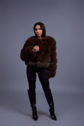 Women's Sandy Fox Jacket [Chocolate]