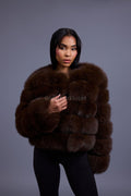 Women's Sandy Fox Jacket [Chocolate]