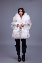 Baby Ivy Fox Fur Handbag [Arctic Fox]