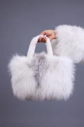 Baby Ivy Fox Fur Handbag [Arctic Fox]