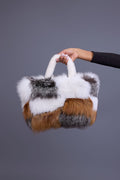 Baby Ivy Fox Fur Handbag [Multi-Color Fox]