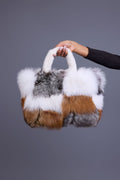Baby Ivy Fox Fur Handbag [Multi-Color Fox]