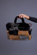 Baby Ivy Fox Fur Handbag [Multi-Color Fox]