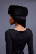 Women's Mink  Hat [Black]