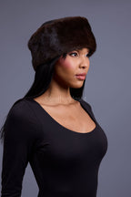 Women's Mink Headband [Brown]