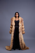 Women's Daisy Full Length Fox Trench [Crystal]