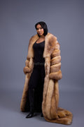 Women's Daisy Full Length Fox Trench [Crystal]