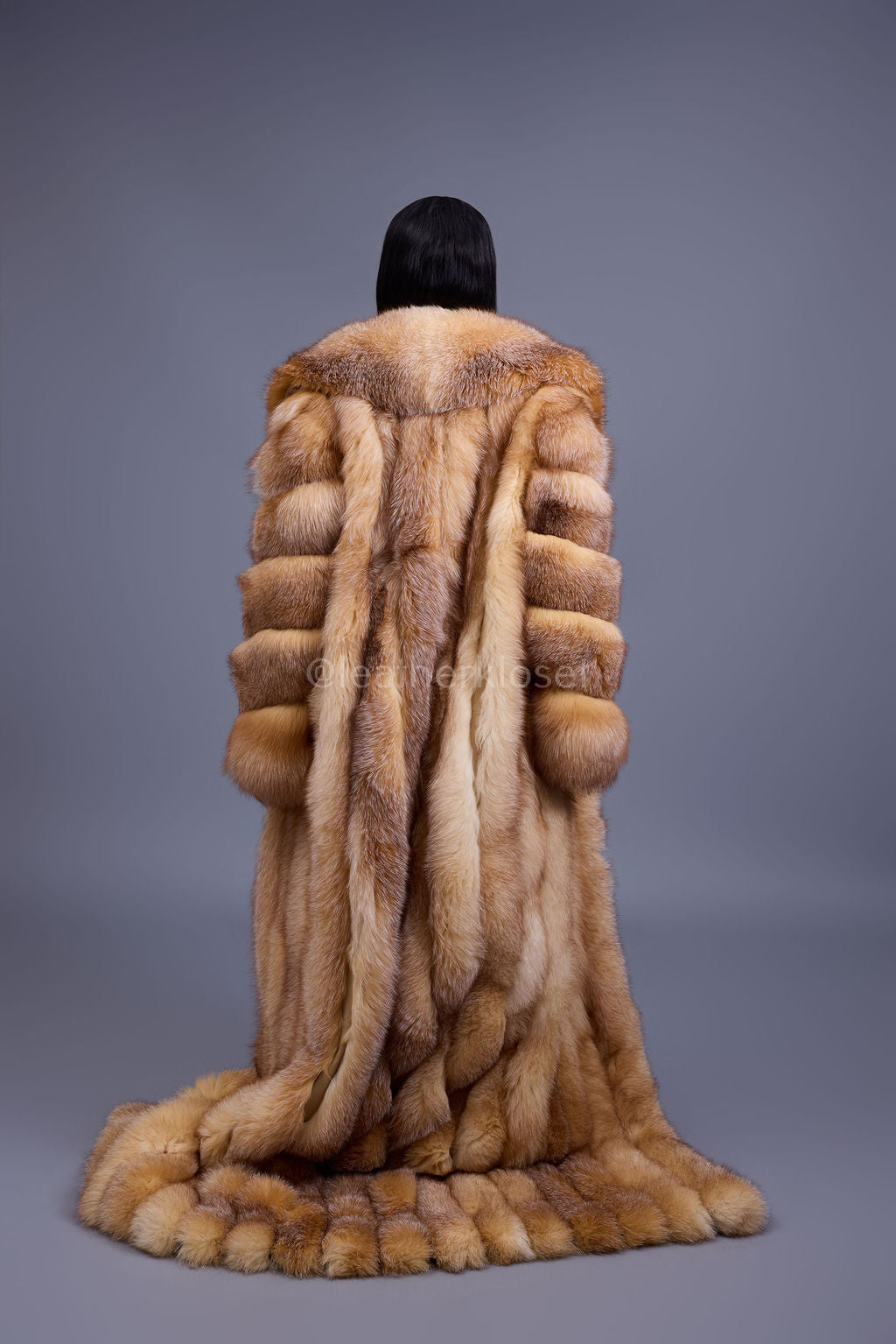Women's Daisy Full Length Fox Trench [Crystal]