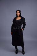 Women's Wendy Cashmere Trench Coat [Black]