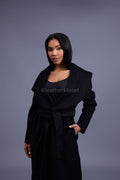 Women's Wendy Cashmere Trench Coat [Black]