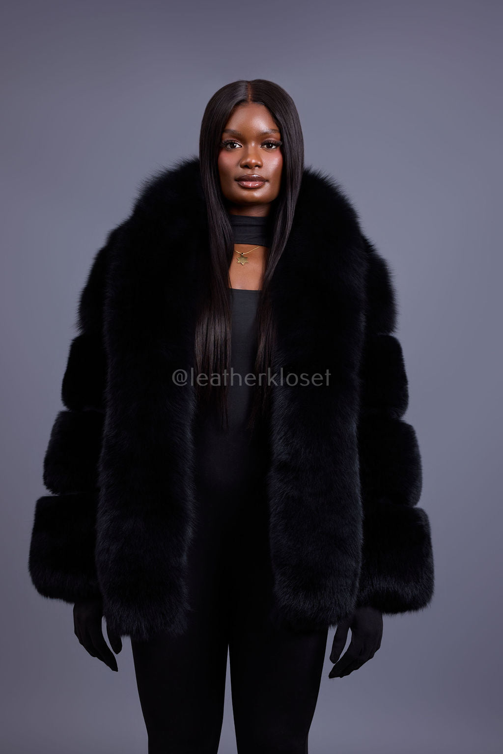 Women's Ivanka Fox Jacket [Black]