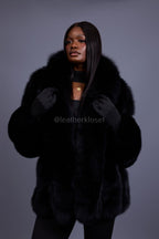 Women's Ivanka Fox Jacket [Black]