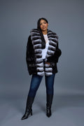 Women's Mink And Chinchilla Stroller Coat