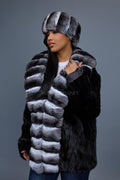 Women's Mink And Chinchilla Stroller Coat