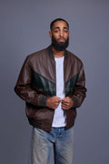 Men's V Baseball Jacket Beef & Broccoli