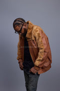 Men's Leather & Mink Combo 2.0 [Caramel Crunch]