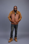 Men's Leather & Mink Combo 2.0 [Caramel Crunch]