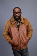 Men's Leather & Mink Combo 2.0 [Caramel Crunch]