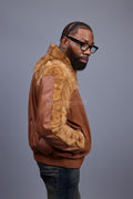 Men's Leather & Mink Combo 2.0 [Caramel Crunch]