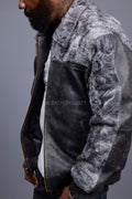 Men's Leather & Persian Lamb Combo 2.0 [Space Grey/Grey]