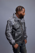 Men's Leather & Persian Lamb Combo 2.0 [Space Grey/Grey]