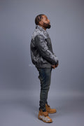 Men's Leather & Persian Lamb Combo 2.0 [Space Grey/Grey]