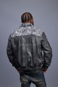 Men's Leather & Persian Lamb Combo 2.0 [Space Grey/Grey]