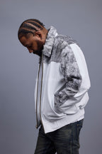 Men's Leather & Persian Lamb Combo 2.0 [White/Grey]
