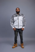 Men's Leather & Persian Lamb Combo 2.0 [White/Grey]
