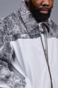 Men's Leather & Persian Lamb Combo 2.0 [White/Grey]