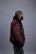 Men's Shepherd Shearling Jacket [Burgundy]