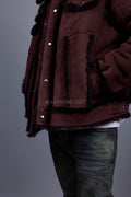 Men's Shepherd Shearling Jacket [Burgundy]