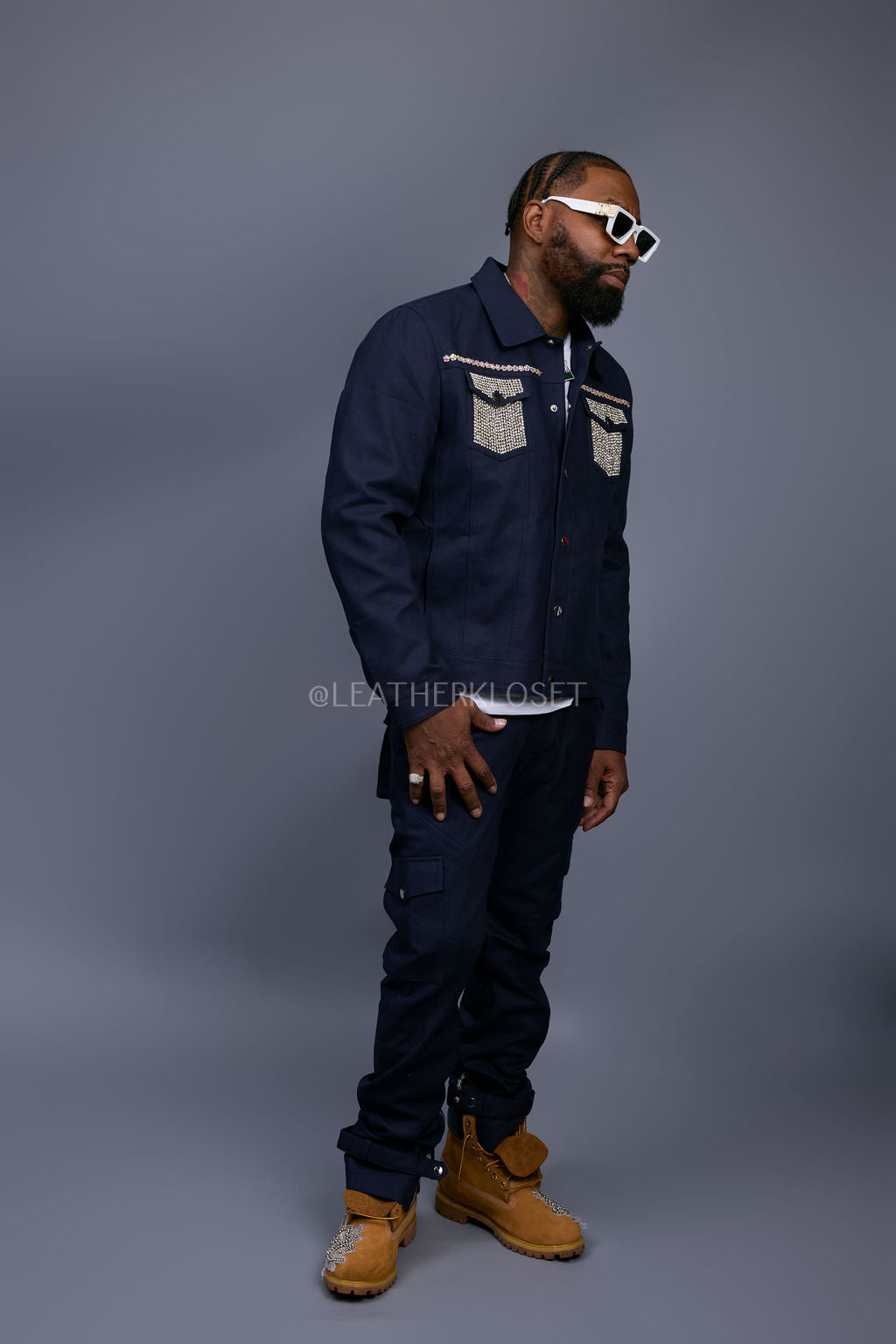 Men's Greater Nights Jacket And Pant Set [Navy]