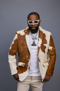 Men's Pony Skin Blazer [Natural]