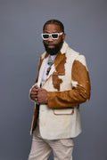 Men's Pony Skin Blazer [Natural]