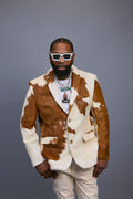 Men's Pony Skin Blazer [Natural]