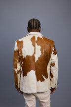 Men's Pony Skin Blazer [Natural]