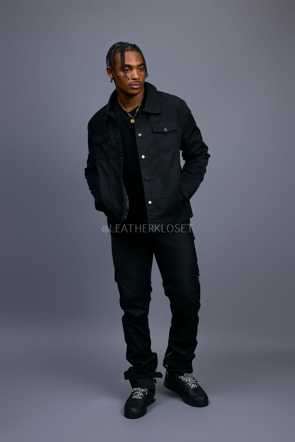 Men's Better Days Jacket And Pant Set [Black]