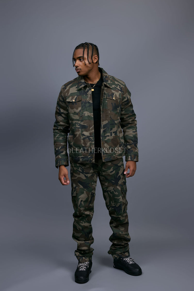 Men's Better Days Jacket And Pant Set [Camo]