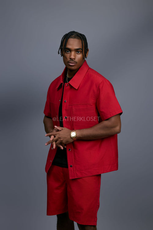 Men's Summer In Milan Set [Red]