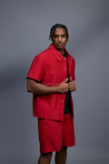 Men's Summer In Milan Set [Red]