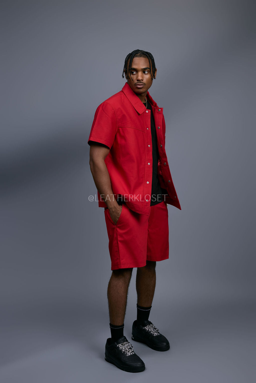 Men's Summer In Milan Set [Red]