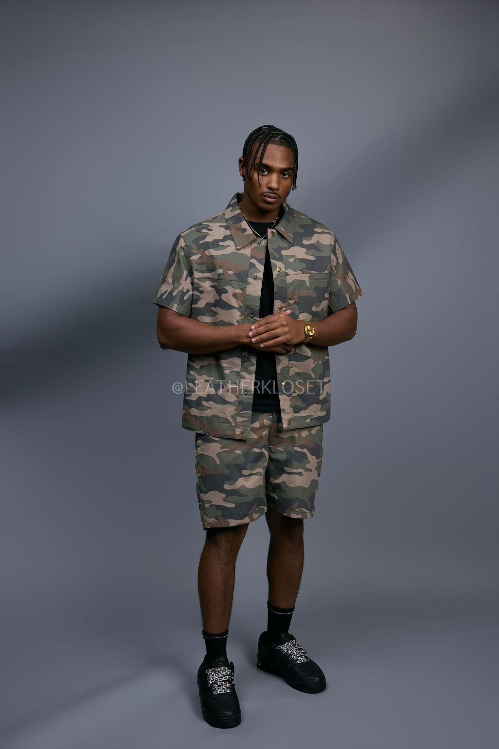 Men's Summer In Milan Set [Camo]