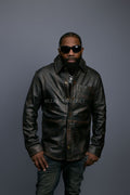Men's Luka Leather Shirt [Copper]