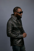 Men's Luka Leather Shirt [Copper]