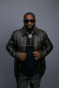 Men's Luka Leather Shirt [Copper]